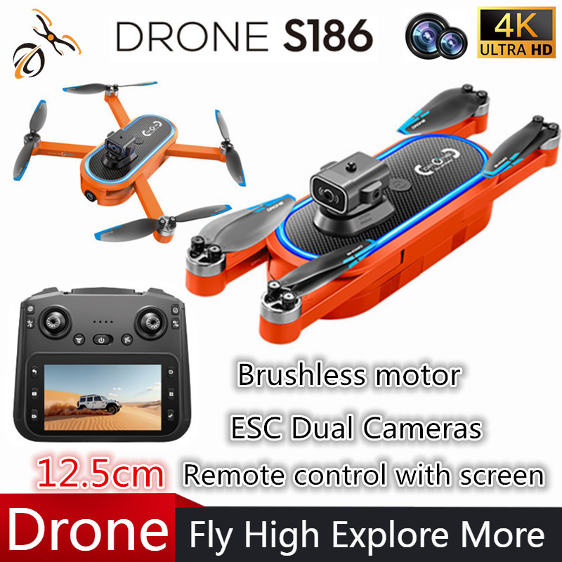 Drone Controller Screen - 2025 S186 Drone Professional 4K HD