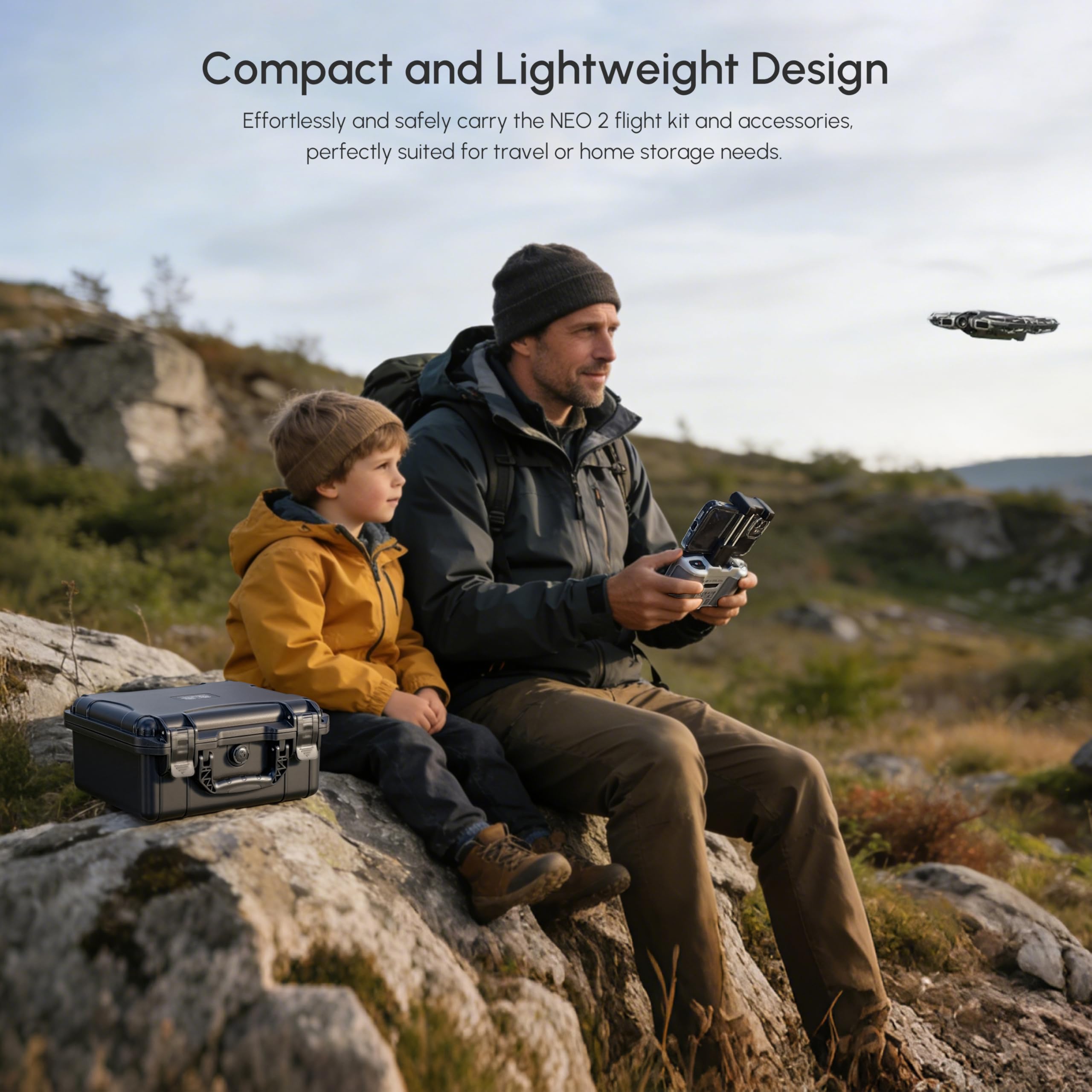 NEO 2 Case,Waterproof Hard Car - Drone Controller Hood 评论和价格