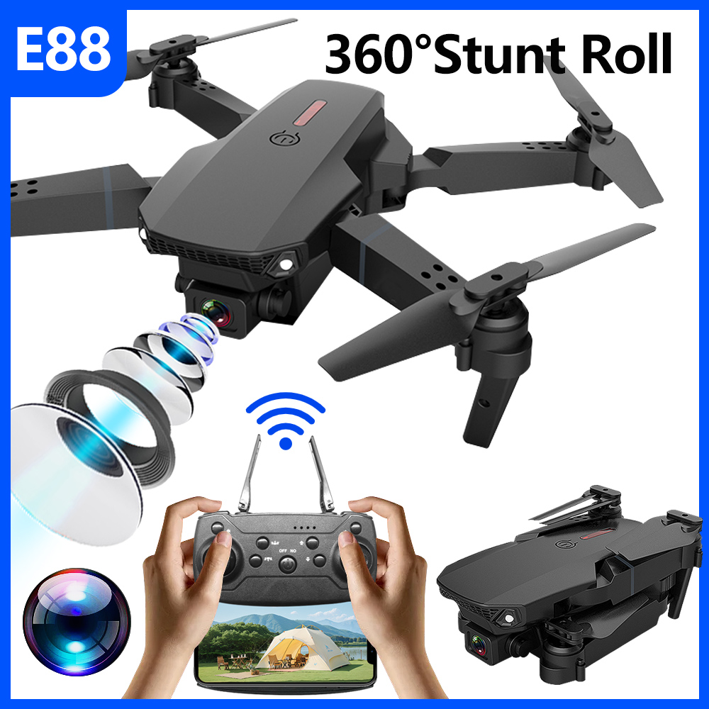 E88 Mini Drone UAV 360-Degree  - Eachine Drone E58 评论和价格