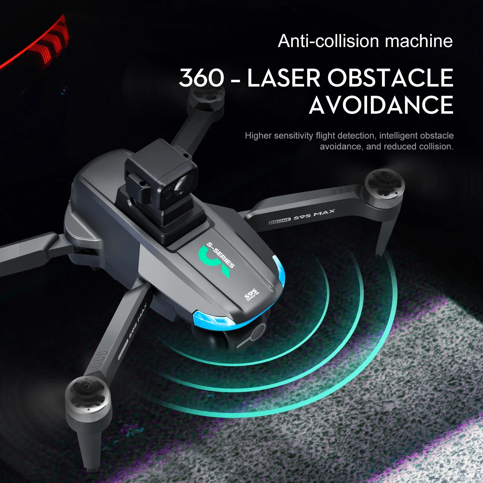 NEW S9S MAX MINI Drone 4K 2-Ax - Drone Controller Screen 评论和价格