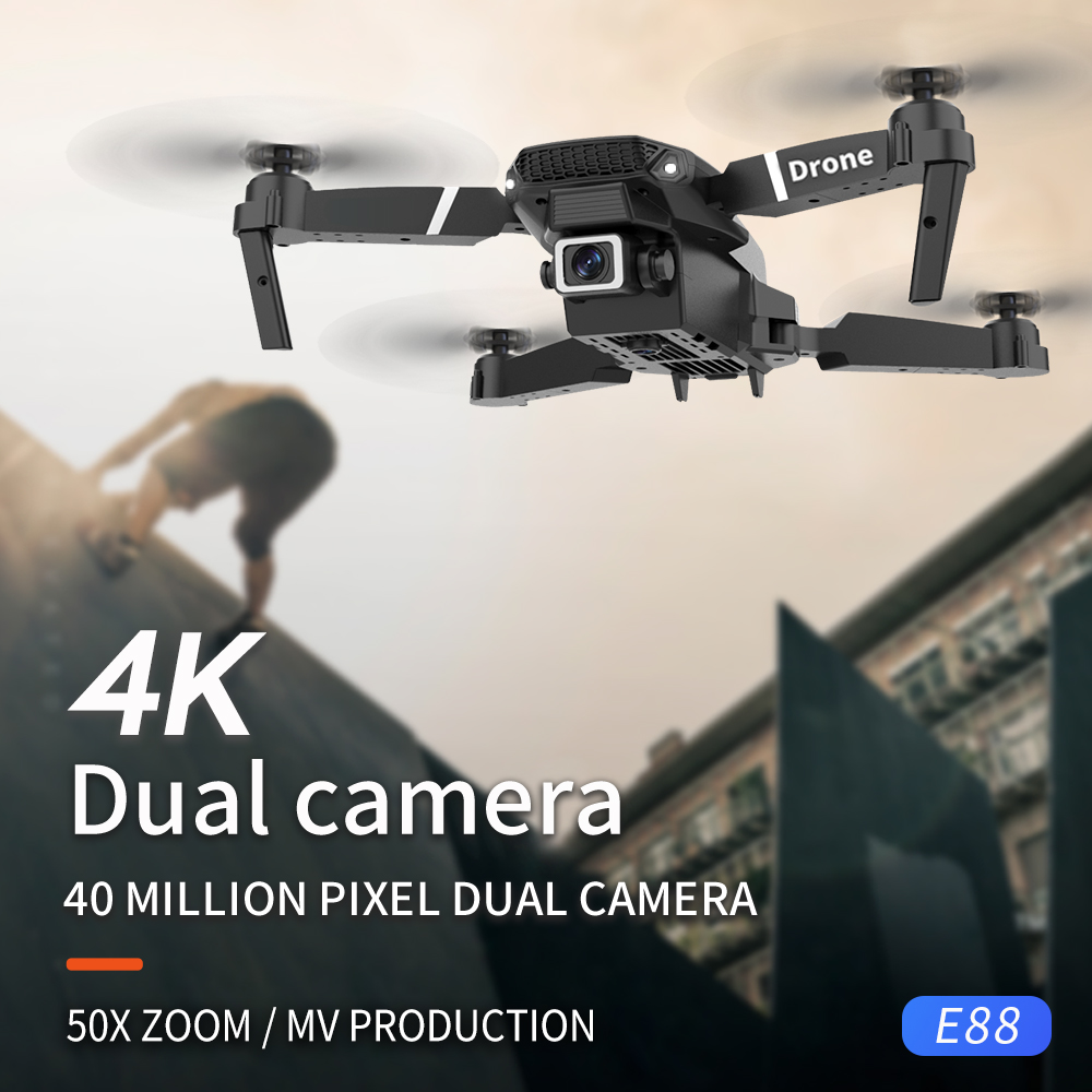 Portable E88 PRO Drone Foldabl - Eachine Drone E58 评论和价格