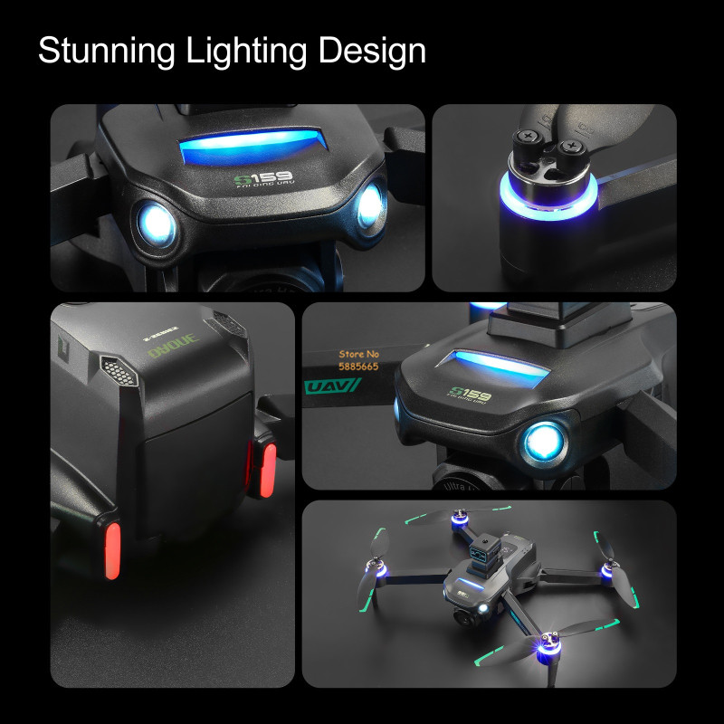 8K Dual Camera 5G WIFI FPV Rem - Drone Beacon Light 评论和价格