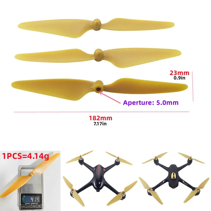 4PCS Crash Resistant CW CCW Pr - Eachine Drone E58 评论和价格