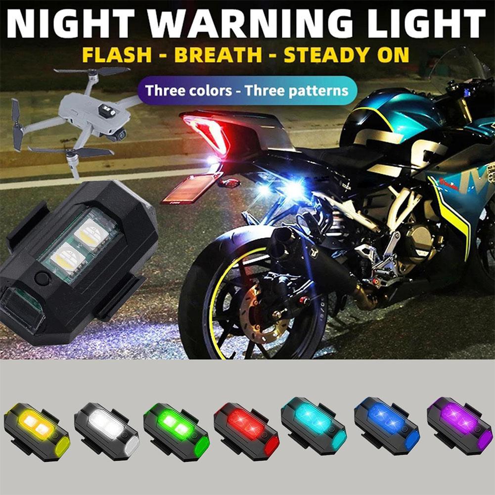 2PCS Mini LED Strobe Lights De - Drone Beacon Light 评论和价格