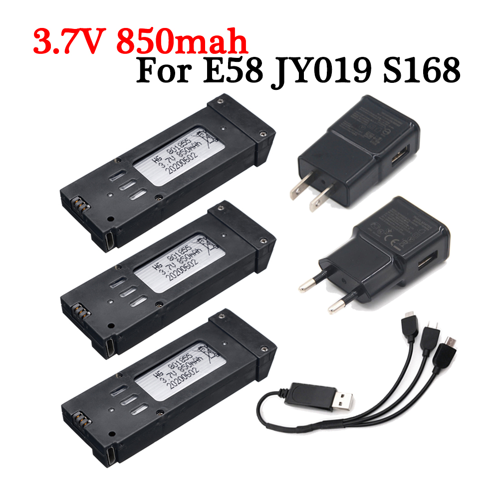 Upgrade Version 3.7V 850mah Li - Eachine Drone E58 评论和价格