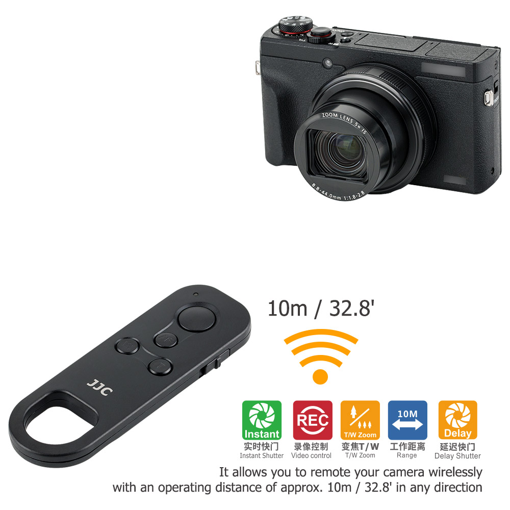 JJC BR-E1 Bluetooth Remote Con - Canon Camera Eos R8 评论和价格