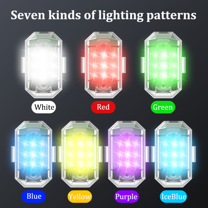 1/2/4pcs Wireless LED Drone St - Drone Beacon Light 评论和价格