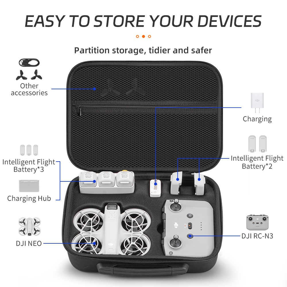 XFJI Carrying Case Compatible  - Drone Hard Shell Case 评论和价格